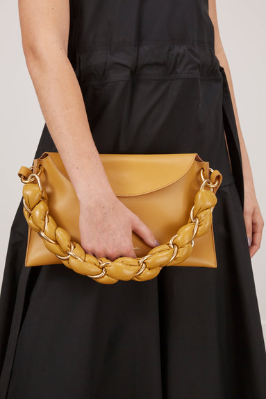 Proenza Schouler Shoulder Bags Braided Chain Shoulder Bag in Bronze