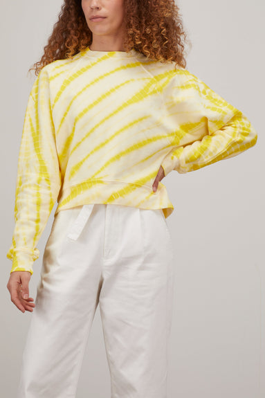 Proenza Schouler Sweatshirts Hampden x Proenza Schouler Sweatshirt in Yellow Tie Dye