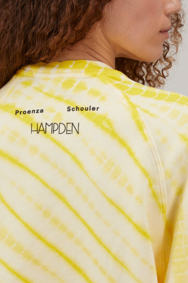 Proenza Schouler Sweatshirts Hampden x Proenza Schouler Sweatshirt in Yellow Tie Dye