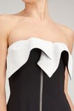 Proenza Schouler Dresses Matte Viscose Crepe Strapless Dress in Black