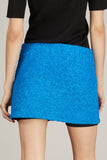 Proenza Schouler Skirts Stretch Boucle Mini Skirt in Turquoise Proenza Schouler Stretch Boucle Mini Skirt in Turquoise