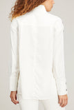 Proenza Schouler Tops Viscose Marocaine Shirt in White Proenza Schouler Viscose Marocaine Shirt in White