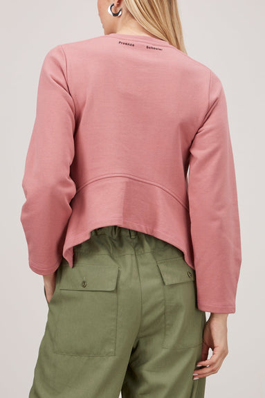 Proenza Schouler White Label Sweatshirts Asymmetric Sweatshirt in Dusty Pink