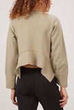 Proenza Schouler White Label Sweatshirts Asymmetric Sweatshirt in Putty