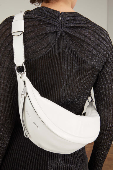 Proenza Schouler White Label Cross Body Bags Stanton Leather Sling Bag in White Proenza Schouler White Label Stanton Leather Sling Bag in White
