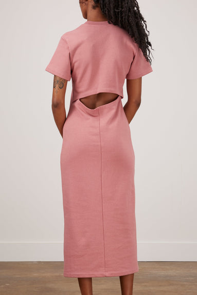 Proenza Schouler White Label Dresses Sweatshirt Dress in Dusty Pink