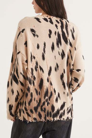 R13 Cheetah Oversized Sweater in Cheetah – Hampden Clothing