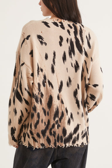 R13 Sweaters Cheetah Oversized Sweater in Cheetah R13 Cheetah Oversized Sweater in Cheetah