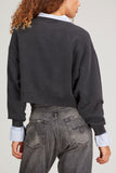 R13 Sweatshirts Cropped R13 Crewneck in Black R13 Cropped R13 Crewneck in Black