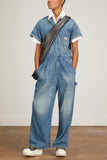 R13 Jumpsuits Debbie Short Sleeve Coverall in Windsor Blue