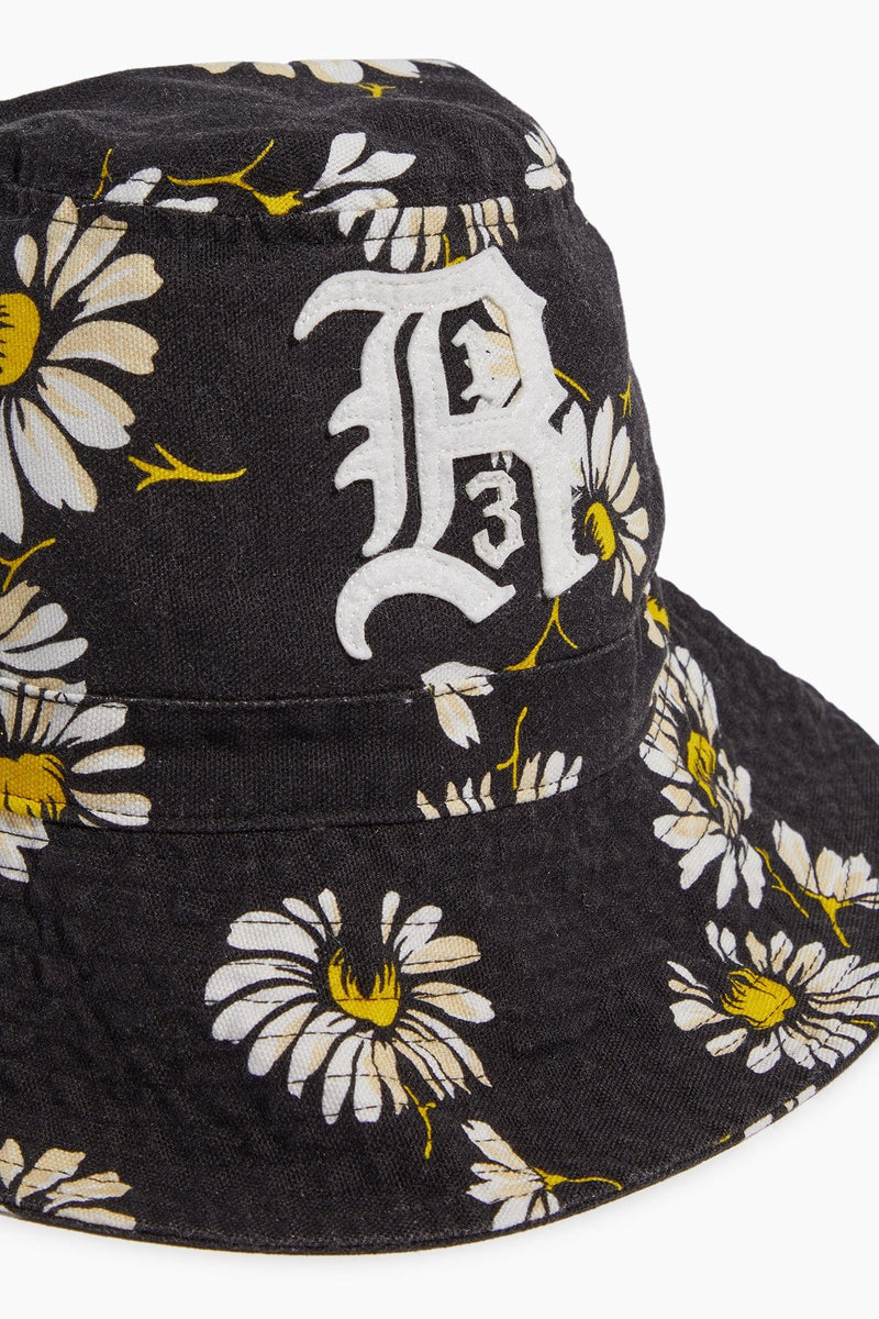 R13 Oversized Bucket Hat in Daisy On Black – Hampden Clothing