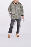 R13 Clothing Vintage Arctic Quilt Lined Jacket in Mossy Oak