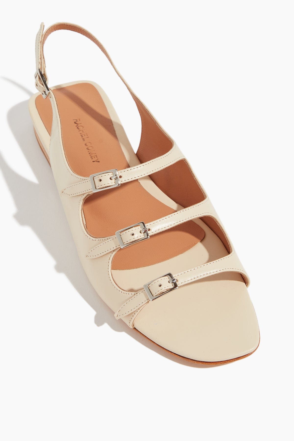 Rachel Comey Strappy Flat Sandals Keene Sandal in Cream Rachel Comey Keene Sandal in Cream
