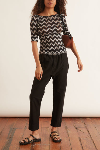 Rachel Comey Tops Bateau Top in Black Rachel Comey Bateau Top in Black