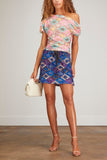 Rachel Comey Skirts Bong Skirt in Blue Multi