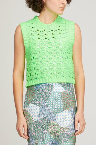 Rachel Comey Tops Field Vest in Lime Rachel Comey Field Vest in Lime