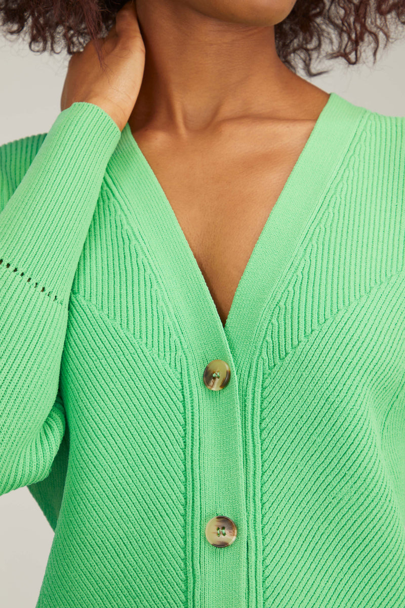 Rachel Comey Hebe Cardigan in Green – Hampden Clothing