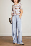 Raquel Allegra Tops Boy Tee in Grey Hills Forms Tie Dye