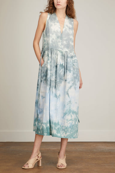Raquel Allegra Dresses Daydream Dress in Sky Tie Dye Raquel Allegra Daydream Dress in Sky Tie Dye