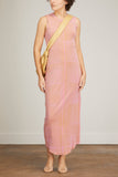 Raquel Allegra Dresses Column Dress in Pink