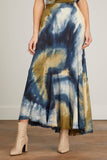 Raquel Allegra Skirts Frida Skirt in Camo Tie Dye