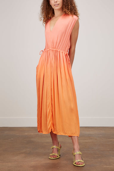 Raquel Allegra Dresses Tie Dye Daydream Dress in Sunset