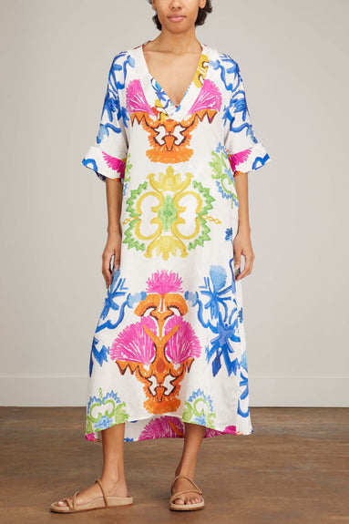 Rianna & Nina Dresses Silk Dress in Manitari White