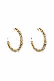 Rosantica Accessories Onore Hoop Earrings in Gold Rosantica Onore Hoop Earrings in Gold