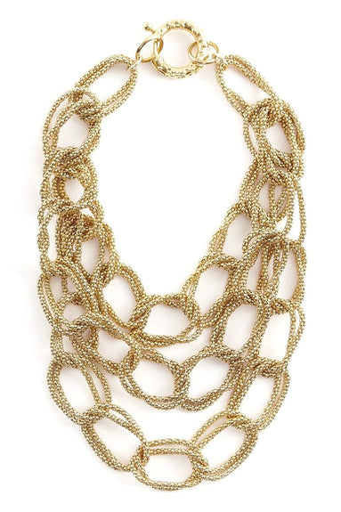 Rosantica Accessories Onore Links Chain Necklace in Gold Rosantica Onore Links Chain Necklace in Gold