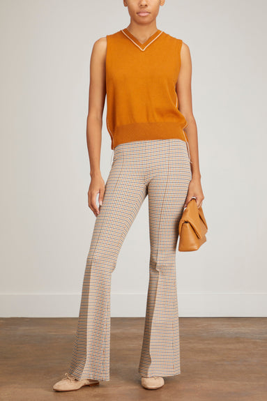 Rosetta Getty Pants Pintuck Flare Pant in Multi