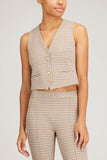 Rosetta Getty Tops Tailored Vest in Multi Rosetta Getty Tailored Vest in Multi
