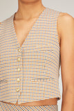 Rosetta Getty Tops Tailored Vest in Multi Rosetta Getty Tailored Vest in Multi