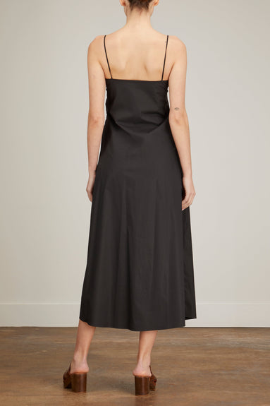 Rosetta Getty Dresses Twist Front Slip Dress in Black