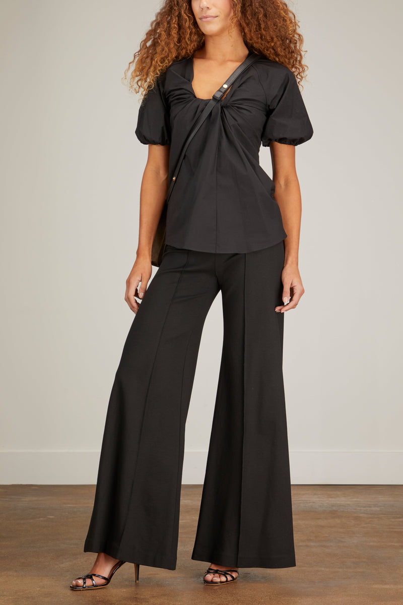 Rosetta Getty Twist Front Top in Black – Hampden Clothing