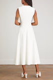 Rosetta Getty Dresses Cross Front Cutout Dress in White