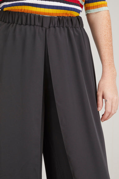 Rosetta Getty Pants Split Front Pant in Black Rosetta Getty Split Front Pant in Black