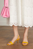 Rupert Sanderson Strappy Heels Decade Sandal in Canarino Rupert Sanderson Decade Sandal in Canarino