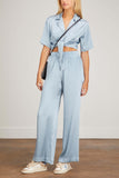 Sablyn Tops Ana Tie Front Silk Top in Gemini Sablyn Ana Tie Front Silk Top in Gemini