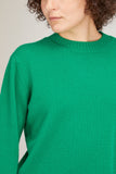 Sablyn Sweaters Ali Long Sleeve Cashmere Sweater in Rainforest