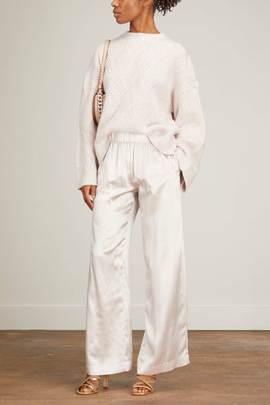 Sablyn Pants Brynn Silk Pant with Pockets in Himalaya