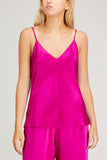 Sablyn Tops Gloria Silk Tank in Raspberry Sablyn Gloria Silk Tank in Raspberry