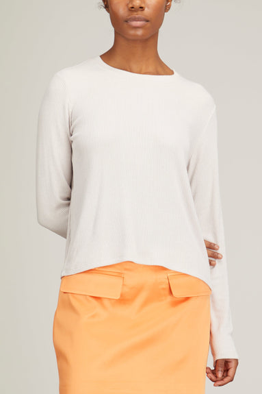 Sablyn Sweaters Ryder Rib Pullover in Himalaya