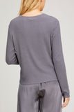 Sablyn Sweatshirts Ryder Rib Pullover in Thunder