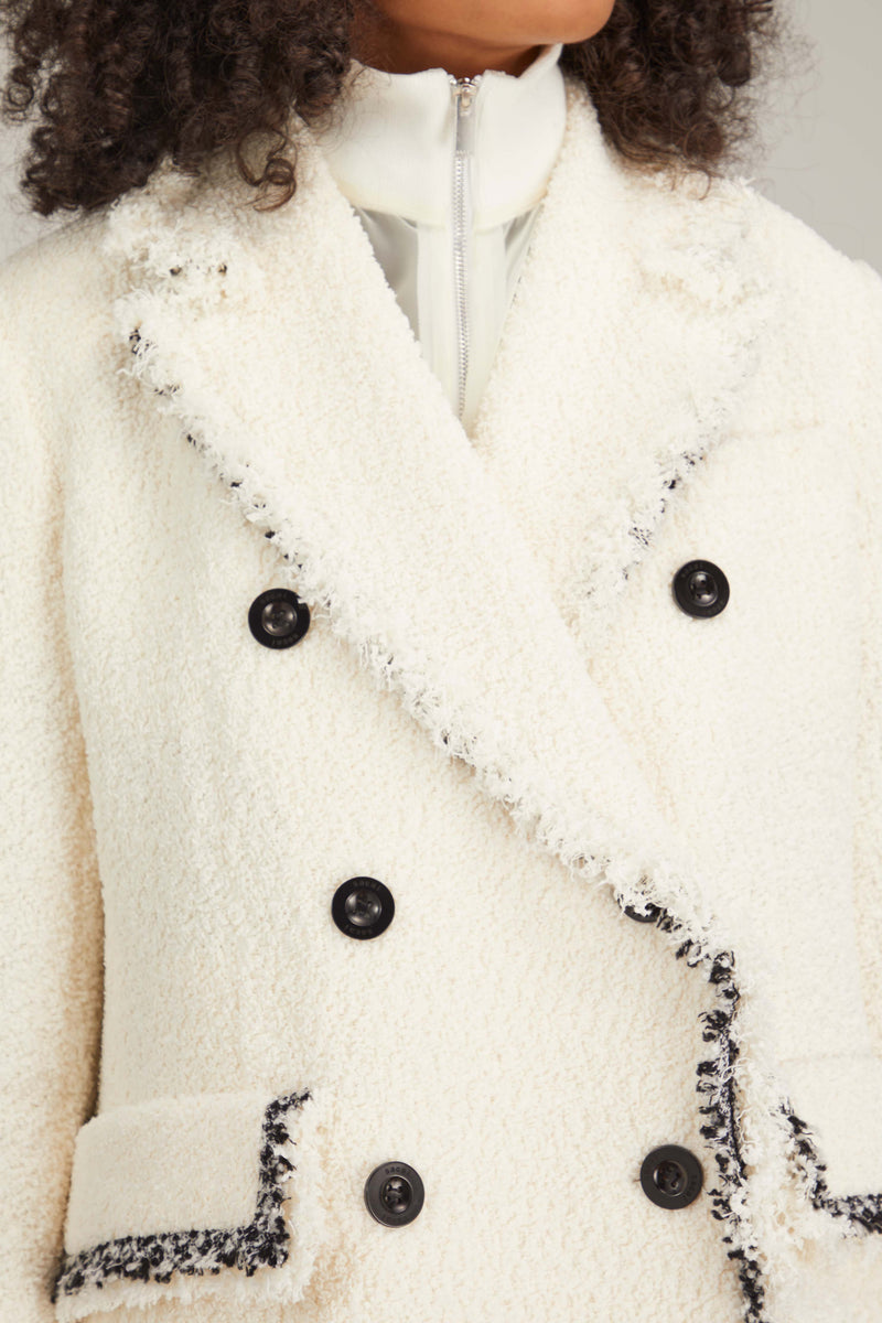 Sacai Tweed Jacket in Off White – Hampden Clothing