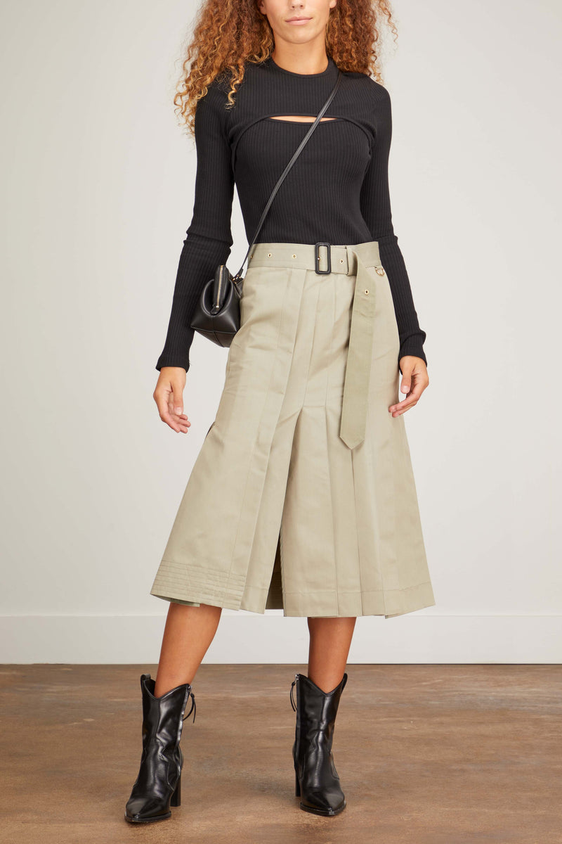 sacai Cotton Gabardine skirt sacai Cotton Gabardine skirt