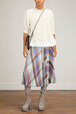 Sacai Sweaters Denim Pullover in Off White