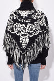 Sacai Clothing Floral Jacquard Pullover in Black