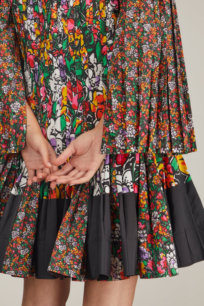 Sacai Floral Print Dress in Multi – Hampden Clothing