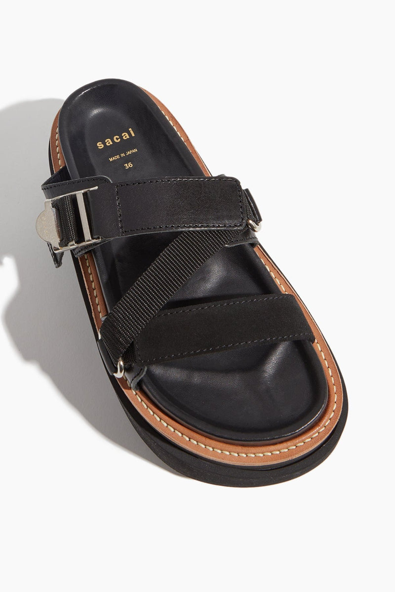 Sacai Hybrid Belt Sandals in Black – Hampden Clothing