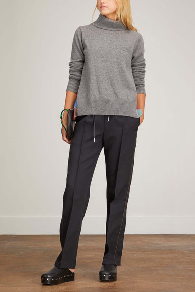 Sacai Sweaters Plaid Wool Knit Pullover in Gray/Multi Sacai Plaid Wool Knit Pullover in Gray/Multi